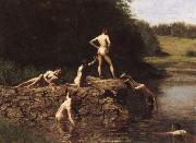 Thomas Eakins Swimming France oil painting reproduction